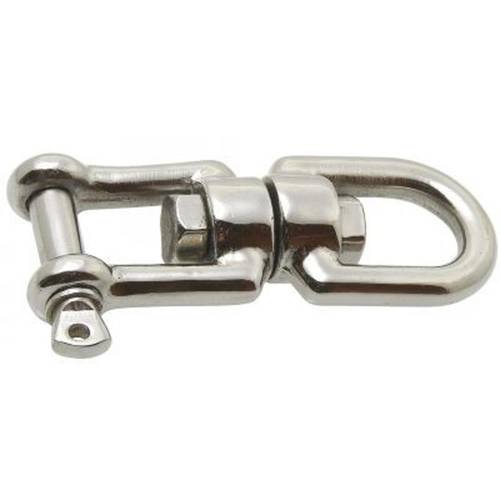 5 Emérillons à Anneaux + Manille 10 mm - Inox A4 - D-Work
