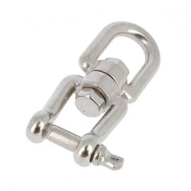 Émerillon à anneau avec manille 19 mm - Inox A4 - Résistant et durable - ACTON 