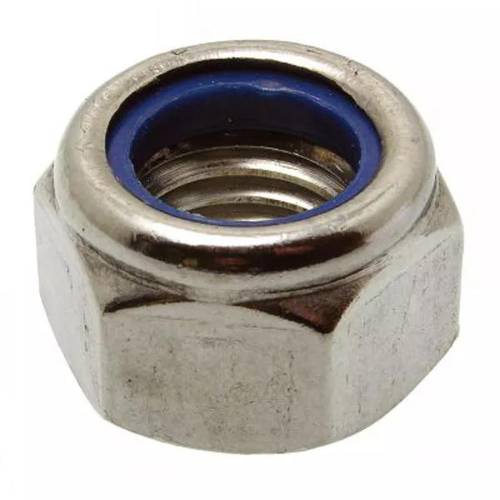 200 Écrous hexagonaux indesserrables M1 - Inox A2, DIN 985 - Lubrifiés avec bague nylon - ACTON