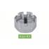 100 Écrous hexagonaux à créneaux M4 - Inox A4, norme DIN 935 - ACTON
