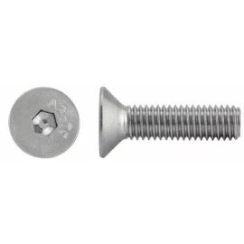 200 Vis à Métaux Tête Fraisée Six Pans Creux 4 x 50 mm - ISO 10642 - DIN 7991 - Inox A2 - D-Work