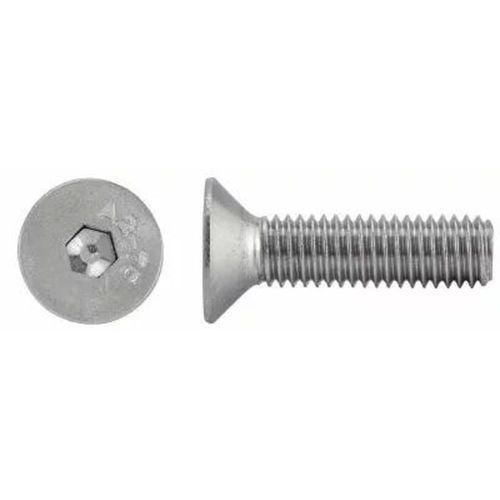 200 Vis à métaux tête fraisée 4x50 mm - Inox A2, norme ISO 10642 - Résistantes et durables - ACTON