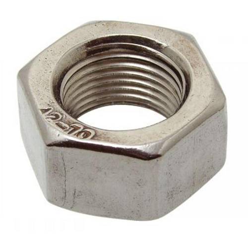 50 Écrous hexagonaux M12 pas fin - Inox A4, norme DIN 934 - ACTON