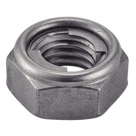 50 Écrous hexagonaux indesserrables M12 - Inox A2 - Bague métal - ACTON