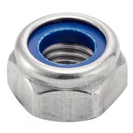 500 Ecrous Hexagonaux Indésserrables avec Bague Nylon M2 - 5 mm - DIN 985 - Inox A2 - D-Work