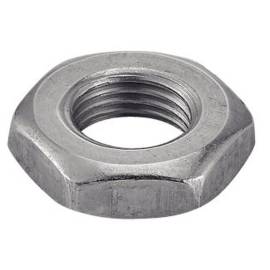 10 Ecrous Bas Hexagonaux Filetage Métrique Pas Fin M30 mm - DIN 439 - Inox A2 - D-Work
