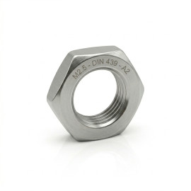 200 Ecrous Bas Hexagonaux M8 mm - DIN 439 - Inox A2 - D-Work