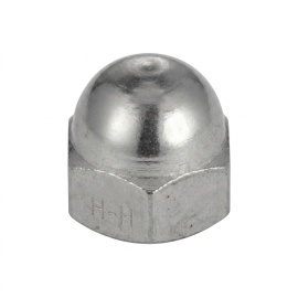 200 Ecrous Borgnes M6 mm - DIN 1587 - UNI 5721 - Inox A2 - D-Work