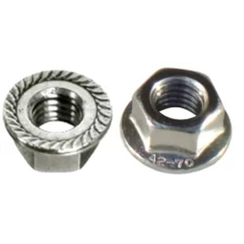 200 Écrous à embase crantée M3 - Inox A2, norme DIN 6923 - Résistants et durables - ACTON