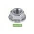 200 Ecrous à Embase Crantée M8 mm - DIN 6923 - ISO 4161 - NFE25-406 - Inox A2 - D-Work
