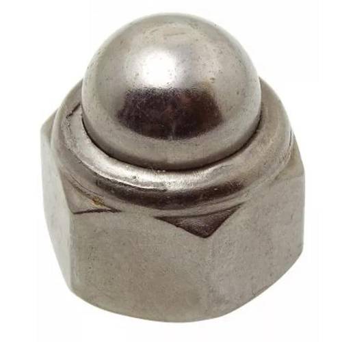 200 Ecrous Borgnes Autofreinés avec Bague Nylon M5 mm - DIN 986 - Inox A2 - D-Work