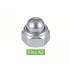 200 Écrous borgnes autofreines M6 - Inox A2, norme DIN 986 - Sécurisés et durables - ACTON