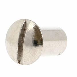 100 Ecrous Relieurs Fraisés Bombés Fendus M4 mm - Inox A2 - D-Work