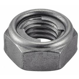 100 Ecrous Hexagonaux Indésserrables avec Bague Métal M4 mm - Inox A2 - D-Work