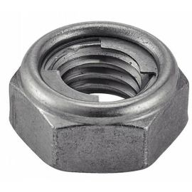 100 Écrous hexagonaux indesserrables M5 - Inox A2 - Bague métal - ACTON