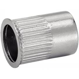 50 Écrous crantés à sertir tête affleurante M8 - Inox A2 - Résistants et durables - ACTON