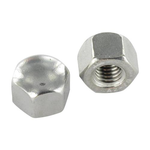 200 Écrous borgnes hexagonaux bas M6 - Inox A2, norme DIN 917 - Résistants et durables - ACTON
