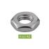 100 Écrous hexagonaux pas à gauche M6 - Inox A2, norme DIN 439 - ACTON