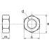 200 Écrous hexagonaux M8 - Inox A2, norme DIN 934 - Lubrifiés pour fixation durable - ACTON