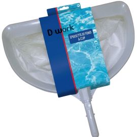 Épuisette de Fond Standard Clip - 63 cm - Plastique et Aluminium - Nettoyage Facile et Efficace - ASTRALPOOL