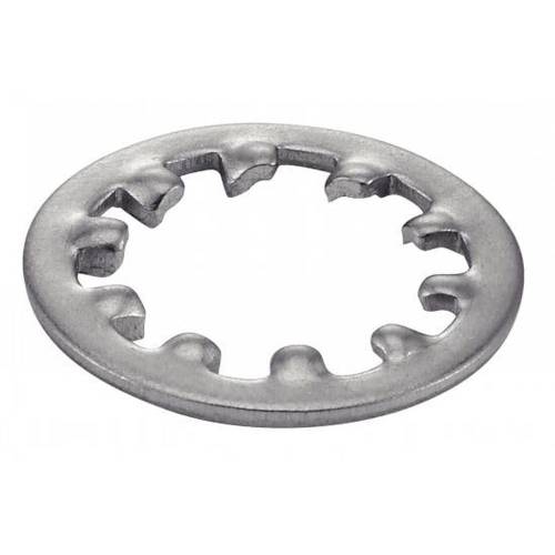200 Rondelles à Dents Intérieures 5 mm - DIN 6797 J - UNI 8841 - Inox A2 - D-Work