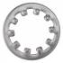 200 Rondelles à Dents Intérieures 8 mm - DIN 6797 J - UNI 8841 - Inox A2 - D-Work