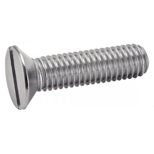 500 Vis à métaux tête fraisée fendue 2,5x12 mm - Inox A2, norme DIN 963 - Résistantes et durables - ACTON