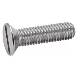 500 Vis à métaux tête fraisée fendue 2x5 mm - Inox A2, norme DIN 963 - ACTON