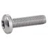 500 Vis à Métaux Tête Cylindrique Six Lobes 2.5 x 16 mm - ISO 14583 - DIN 7985 - Inox A2 - D-Work