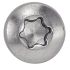 500 Vis à Métaux Tête Cylindrique Six Lobes 2.5 x 12 mm - ISO 14583 - DIN 7985 - Inox A2 - D-Work