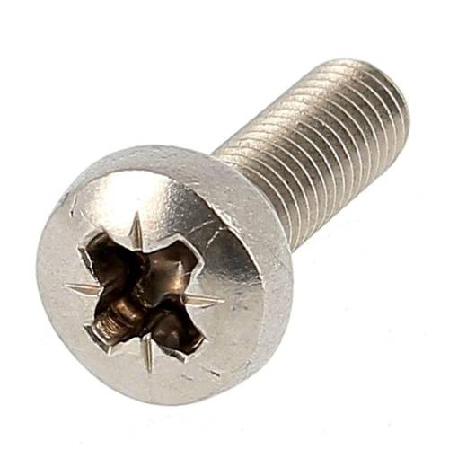 500 Vis à métaux tête cylindrique 2x16 mm - Inox A4, norme DIN 7985 - Résistantes et durables - ACTON