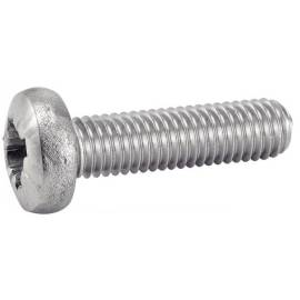 500 Vis à métaux tête cylindrique Phillips 2,5x10 mm - Inox A2, norme DIN 7985 - Résistantes et durables - ACTON