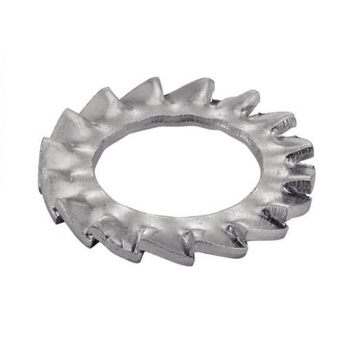 500 Rondelles Eventail à Dentures Extérieures Az 2 mm - DIN 6798 A - NFE27-624 - UNI 8842 - Inox A4 - D-Work