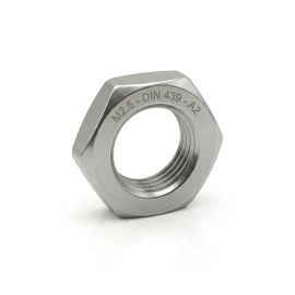500 Écrous bas hexagonaux M2,5 - Inox A4, norme DIN 439 - ACTON