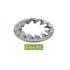 200 Rondelles Eventail à Dentures Intérieures Jz 6 mm - DIN 6798 J - NFE27-625 - UNI 8842 - Inox A2 - D-Work