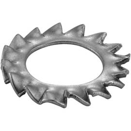 100 Rondelles Eventail à Dentures Extérieures Az 10 mm - DIN 6798 A - NFE27-624 - UNI 8842 - Inox A2 - D-Work