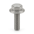 50 Vis à métaux tête hexagonale à embase crantée 10x35 mm - Inox A2, norme DIN 6921 - Résistantes et durables - ACTON