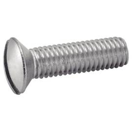 50 Vis à métaux tête fraisée bombée fendue 10x80 mm - Inox A2, norme DIN 964 - Résistantes et durables - ACTON
