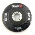 3 flache Lamellenscheiben D. 115 x Al. 22,23 mm Gr 40 Korund für Holz, Metall - 738434 - Beast