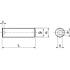 100 Vis sans tête six pans creux 8x6 mm - Inox A2, norme ISO 4029 - Résistantes et durables - ACTON
