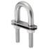 1 Etrier en U avec Double Plaque 12 x 130 mm - Inox A4 - D-Work