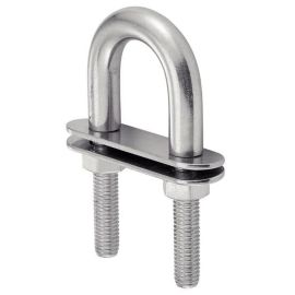 1 Etrier en U avec Double Plaque 12 x 150 mm - Inox A4 - D-Work