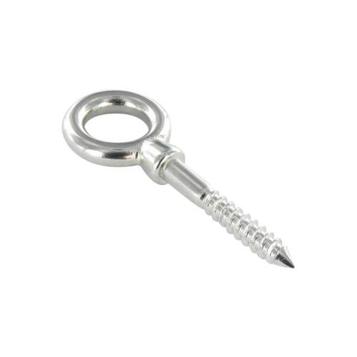 Piton à œil filetage bois 12x120 mm - Inox A4 - Résistant et durable - ACTON