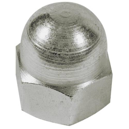 50 Écrous borgnes hexagonaux bas M16 - Inox A2, norme DIN 917 - Résistants et durables - ACTON