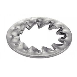 200 Rondelles éventail à dentures intérieures 10 mm - Acier zingué - Fixation sécurisée - ACTON