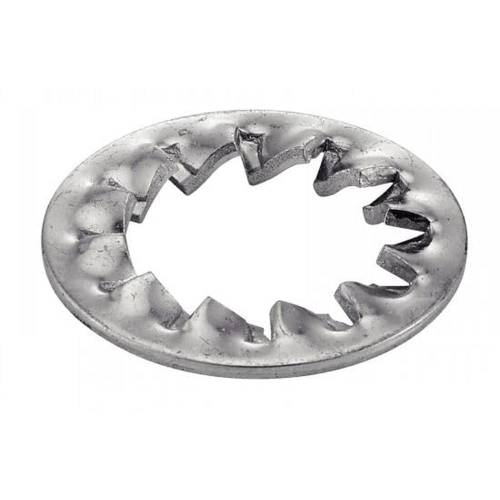 200 Rondelles Eventail à Dentures Intérieures Type Bombée Jzc 8 mm - Acier Zn - D-Work