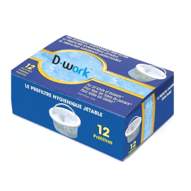 Présentoir Préfiltre Skimmer Piscine 36 Boîtes soit 432 Unités Absorbant Déchets - D-Work