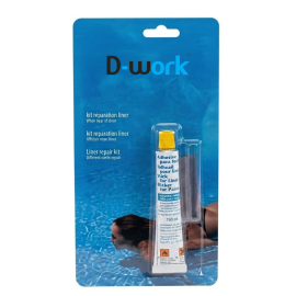 Kit de Réparation Liner - Accessoire Piscine Générique - Réparation Facile et Durable - D-Work