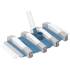 Balai Flexible 8 Roues 35 cm - Pour Piscine Béton - Maniable et Efficace - D-Work