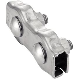 5 Serre-câbles plats doubles 5 mm - Inox A4 - Résistants et durables - ACTON